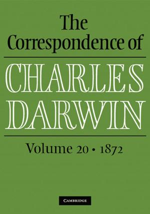 Book cover of The Correspondence of Charles Darwin: Volume 20, 1872