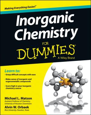 Cover of the book Inorganic Chemistry For Dummies by Andrew F. Parsons