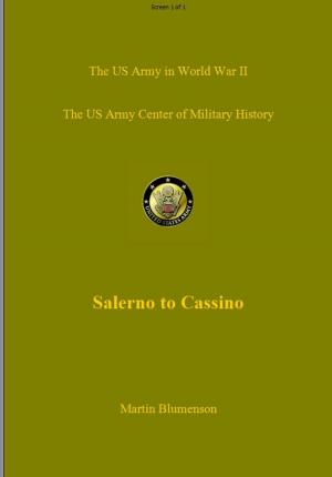 Cover of the book Salerno to Cassino by Martin Blumenson