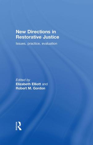Cover of the book New Directions in Restorative Justice by Michael Grant