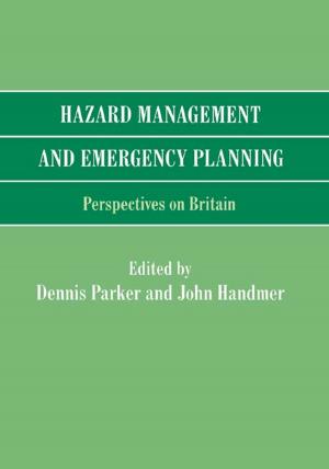 Cover of the book Hazard Management and Emergency Planning by Windy Dryden