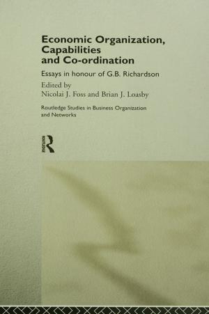 Cover of the book Economic Organization, Capabilities and Coordination by James Pugh