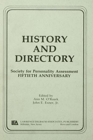 Cover of the book History and Directory by Asa Briggs, Patricia Clavin