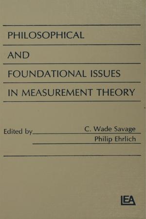 Cover of the book Philosophical and Foundational Issues in Measurement Theory by Marina Nicoli