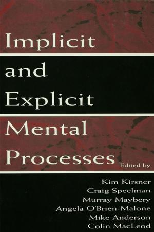 Cover of the book Implicit and Explicit Mental Processes by Donald F Dufek, Camille P Schuster