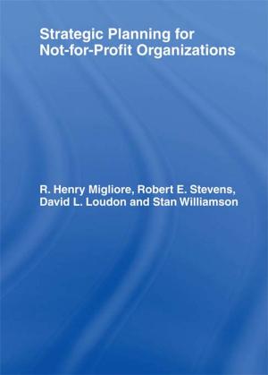 Cover of the book Strategic Planning for Not-for-Profit Organizations by Beverley Bishop
