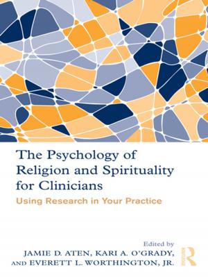 Cover of the book The Psychology of Religion and Spirituality for Clinicians by Victor Nell