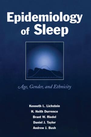 Cover of the book Epidemiology of Sleep by Joseph Sung-Yul Park, Lionel Wee