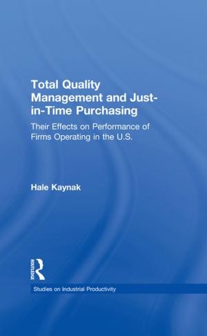 Cover of the book Total Quality Management and Just-in-Time Purchasing by Harry Goulbourne, Tracey Reynolds, John Solomos, Elisabetta Zontini