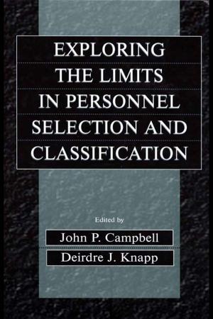 Cover of the book Exploring the Limits in Personnel Selection and Classification by Sujian Guo