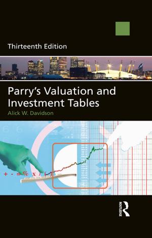 Cover of the book Parry's Valuation and Investment Tables by Peter M. Clarkson