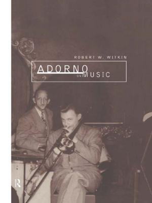 Cover of the book Adorno on Music by James R. Rest, Darcia Narv ez, Stephen J. Thoma, Muriel J. Bebeau, Muriel J. Bebeau