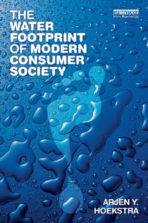 Cover of the book The Water Footprint of Modern Consumer Society by Frank Cachia