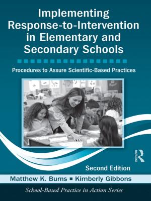 Cover of the book Implementing Response-to-Intervention in Elementary and Secondary Schools by Johannes Schubert
