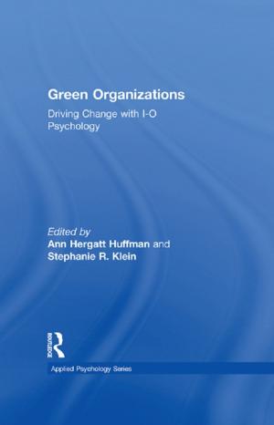 Cover of the book Green Organizations by Kenneth J. Meier