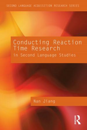 Cover of the book Conducting Reaction Time Research in Second Language Studies by Jae Sundaram