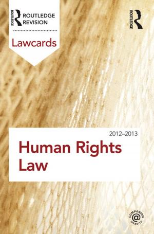 Cover of the book Human Rights Lawcards 2012-2013 by Helene Furján