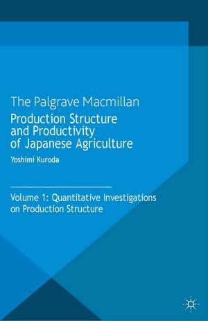 Cover of the book Production Structure and Productivity of Japanese Agriculture by D. Peters