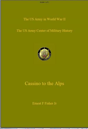 Cover of the book Cassino to the Alps by Henry Shaw, Benis Frank