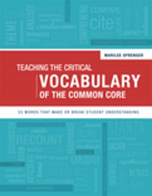 Cover of the book Teaching the Critical Vocabulary of the Common Core by Tony Frontier, Paul Mielke