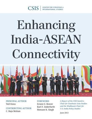 Cover of the book Enhancing India-ASEAN Connectivity by Maren Leed, Ariel Robinson