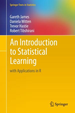 bigCover of the book An Introduction to Statistical Learning by 