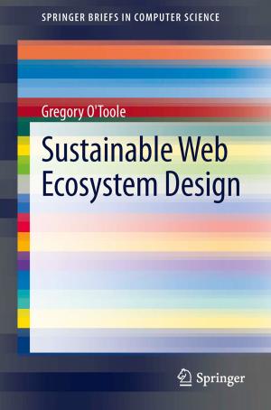 Cover of the book Sustainable Web Ecosystem Design by Jing Chen