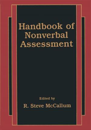 Cover of the book Handbook of Nonverbal Assessment by Steven Liang, Albert J. Shih