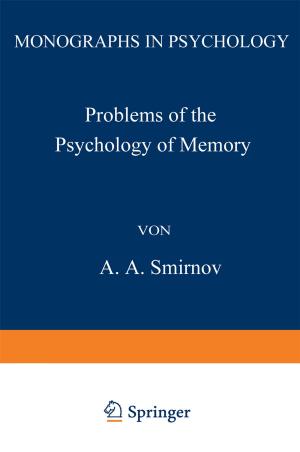 Cover of the book Problems of the Psychology of Memory by 