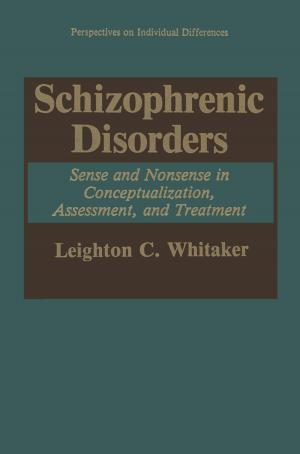 Book cover of Schizophrenic Disorders: