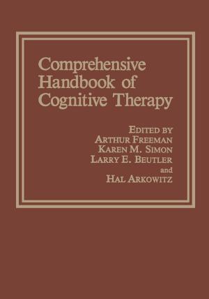 Cover of the book Comprehensive Handbook of Cognitive Therapy by Gary Stacey, Noel T. Keen