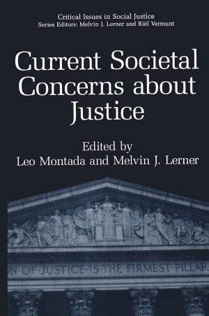 Cover of the book Current Societal Concerns about Justice by Lucia Albino Gilbert