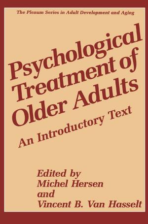Cover of the book Psychological Treatment of Older Adults by 