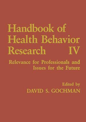 Cover of the book Handbook of Health Behavior Research IV by Roy Billinton, Ronald N. Allan