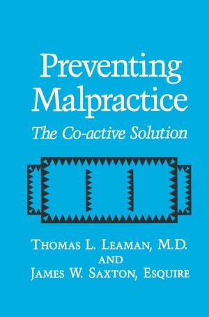 Cover of the book Preventing Malpractice by N. Afgan, Maria da Graca Carvalho