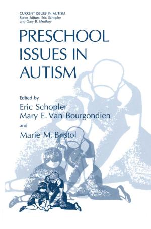 Cover of the book Preschool Issues in Autism by Robert D. Hoge