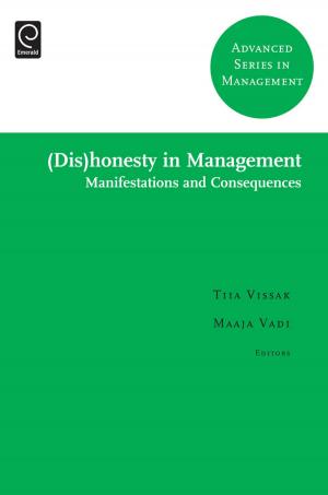 Cover of the book (Dis)honesty in Management by Jane Broadbent, Richard Laughlin