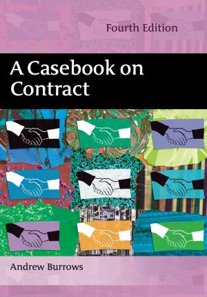 Cover of the book A Casebook on Contract by Professor Vernon Bogdanor