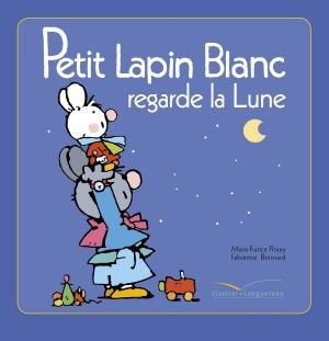 Book cover of Petit Lapin Blanc regarde la Lune