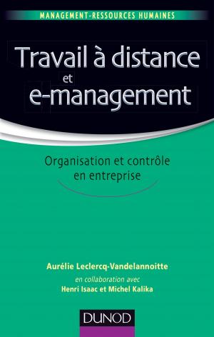 Cover of the book Travail à distance et e-management by Luc Bernet-Rollande