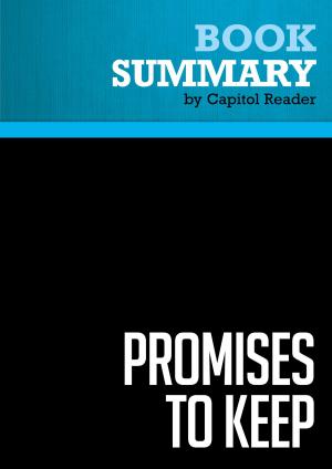 Cover of the book Summary of Promises to Keep: On Life and Politics - Joe Biden by Benjamin Wegener