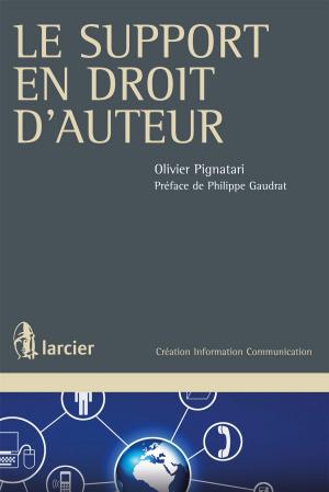 Cover of the book Le support en droit d'auteur by Sébastien Michon, Philippe Poirier