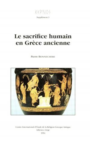 Book cover of Le sacrifice humain en Grèce ancienne