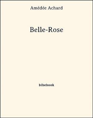 Cover of the book Belle-Rose by Edgar Allan Poe, Oakshot Press