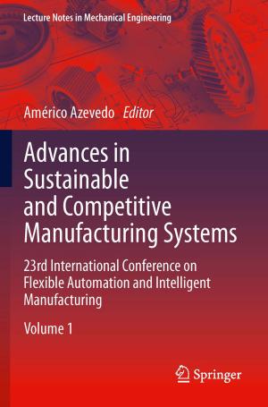 Cover of Advances in Sustainable and Competitive Manufacturing Systems