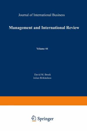 Cover of the book Management and International Review by Abrar Haider
