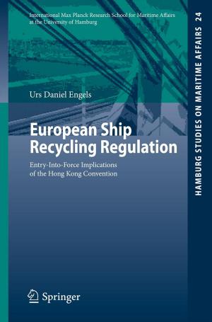 Cover of the book European Ship Recycling Regulation by Ignaty Dyakov