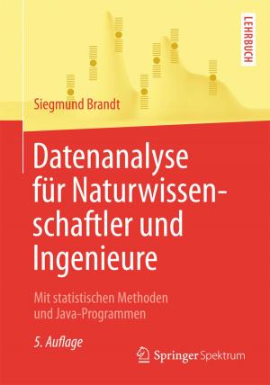 Cover of Datenanalyse für Naturwissenschaftler und Ingenieure