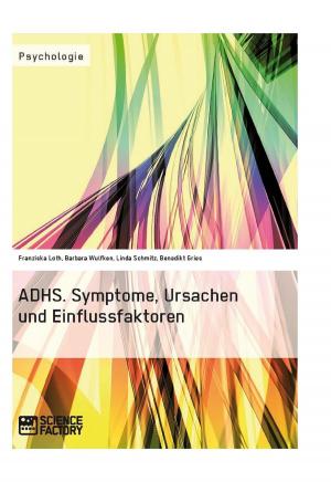 Cover of the book ADHS. Symptome, Ursachen und Einflussfaktoren by Ulrich Wörner