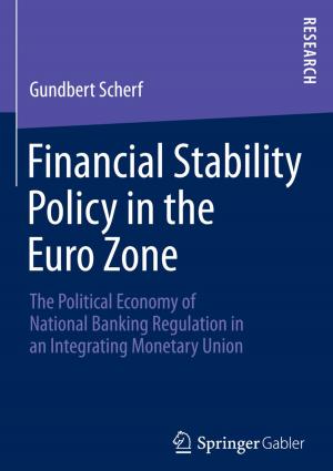 Cover of the book Financial Stability Policy in the Euro Zone by Marlène Vogt